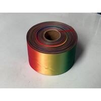 Elan Woven Edge Rainbow Ribbon 75mm x 50M
