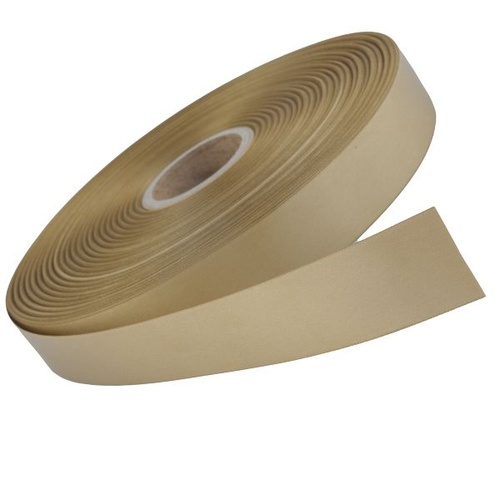 20mm x 25m Double Faced Satin Antique Gold