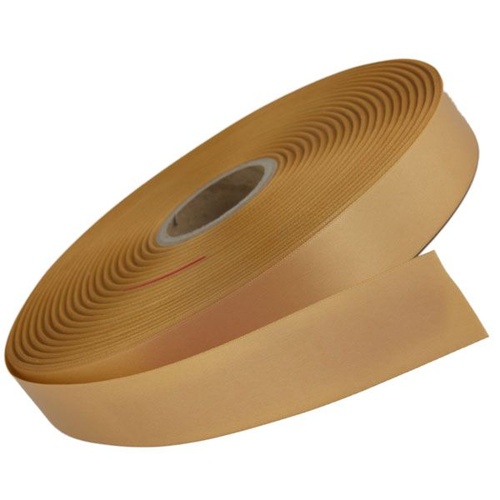 10mm x 25m Double Faced Satin Bronze