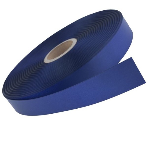 10mm x 25m Double Faced Satin Navy
