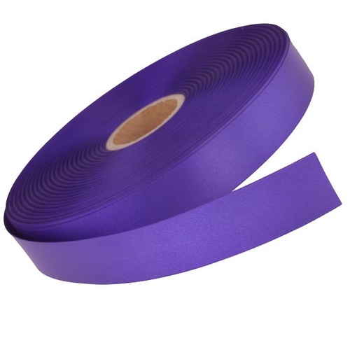 7mm x 20m Double Faced Satin Purple